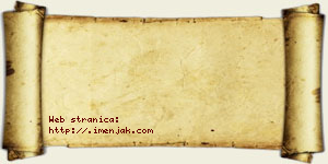 Jasminka Stošić vizit kartica